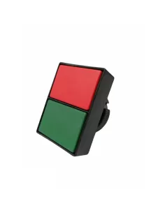 Doppelter grüner/roter Knopf